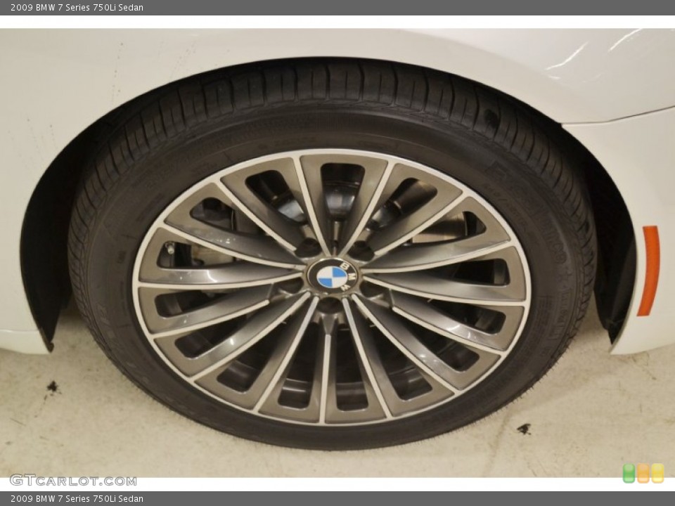 2009 BMW 7 Series 750Li Sedan Wheel and Tire Photo #72345778