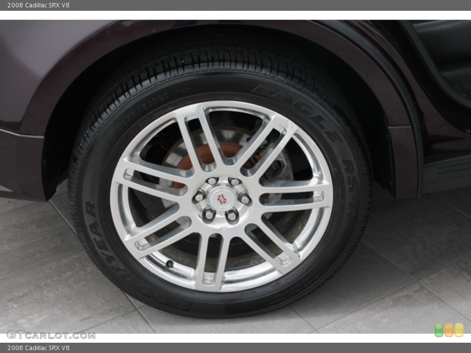 2008 Cadillac SRX V8 Wheel and Tire Photo #72350451