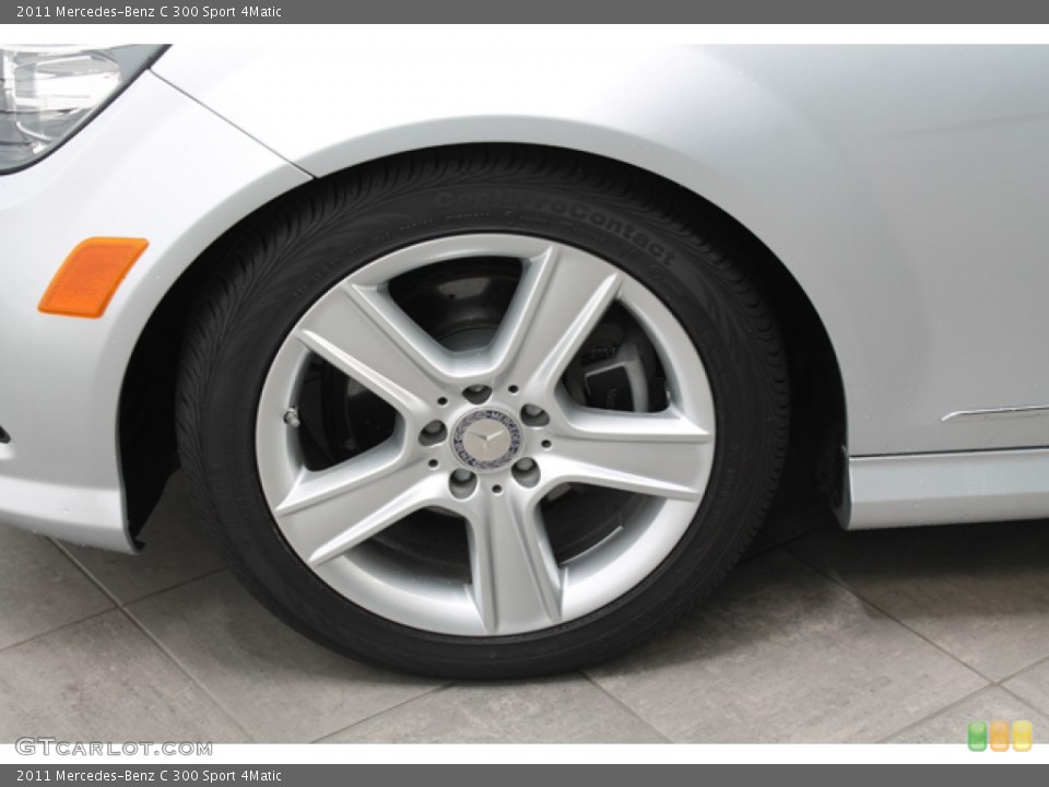 2011 Mercedes-Benz C 300 Sport 4Matic Wheel and Tire Photo #72352089