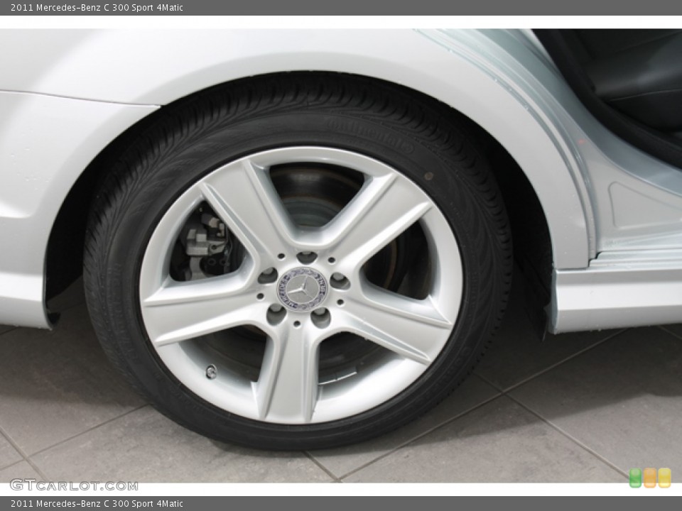 2011 Mercedes-Benz C 300 Sport 4Matic Wheel and Tire Photo #72352119