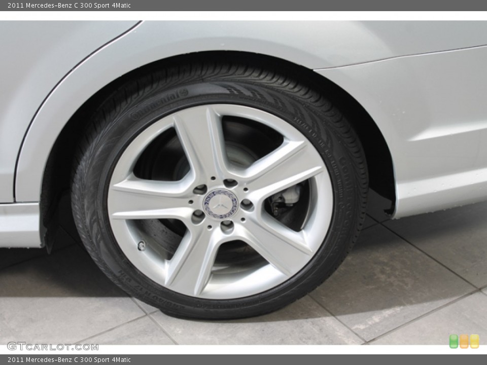 2011 Mercedes-Benz C 300 Sport 4Matic Wheel and Tire Photo #72352149