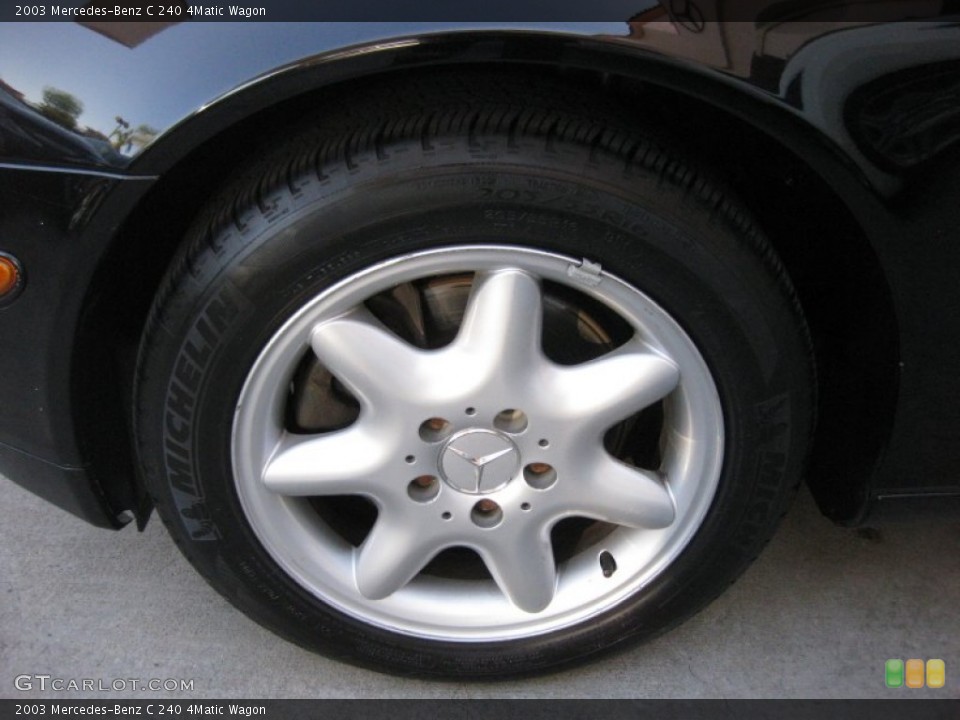 2003 Mercedes-Benz C 240 4Matic Wagon Wheel and Tire Photo #72354033