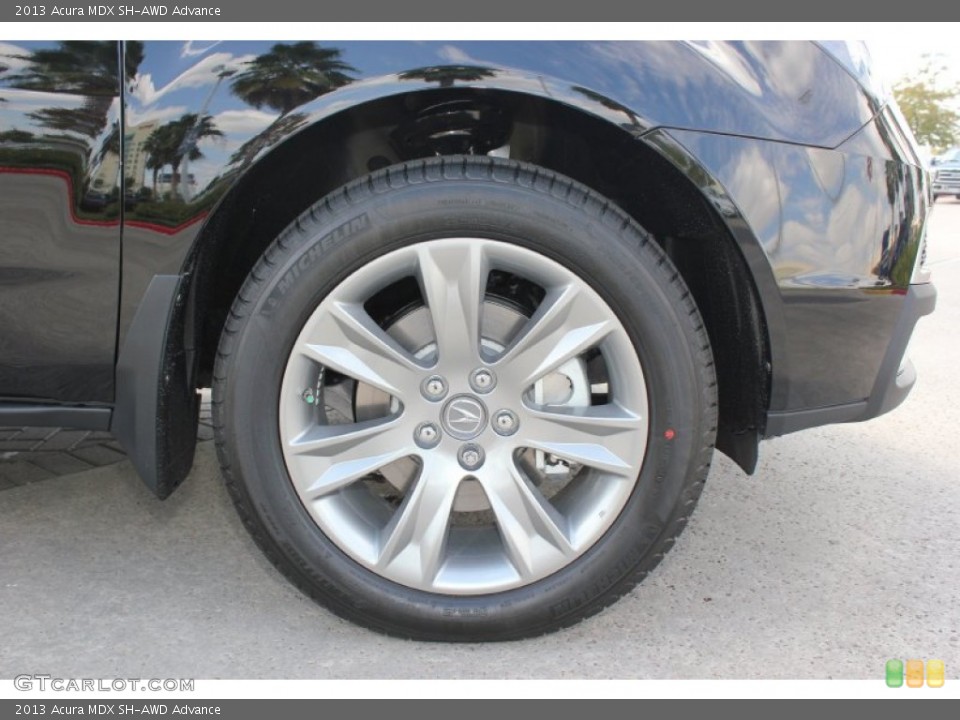 2013 Acura MDX SH-AWD Advance Wheel and Tire Photo #72355806