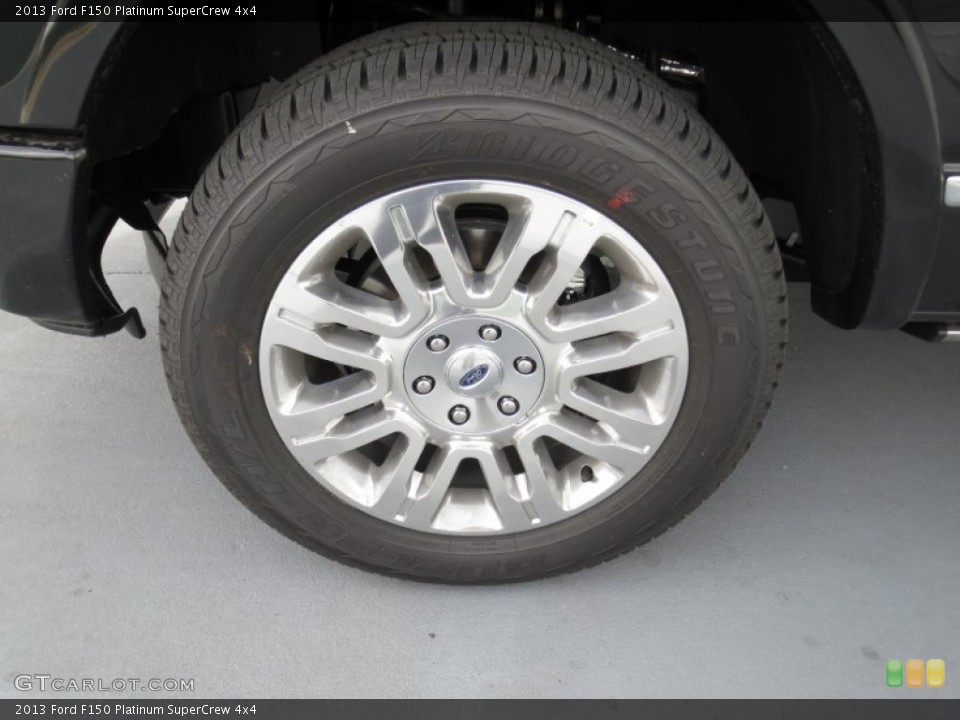 2013 Ford F150 Platinum SuperCrew 4x4 Wheel and Tire Photo #72359261