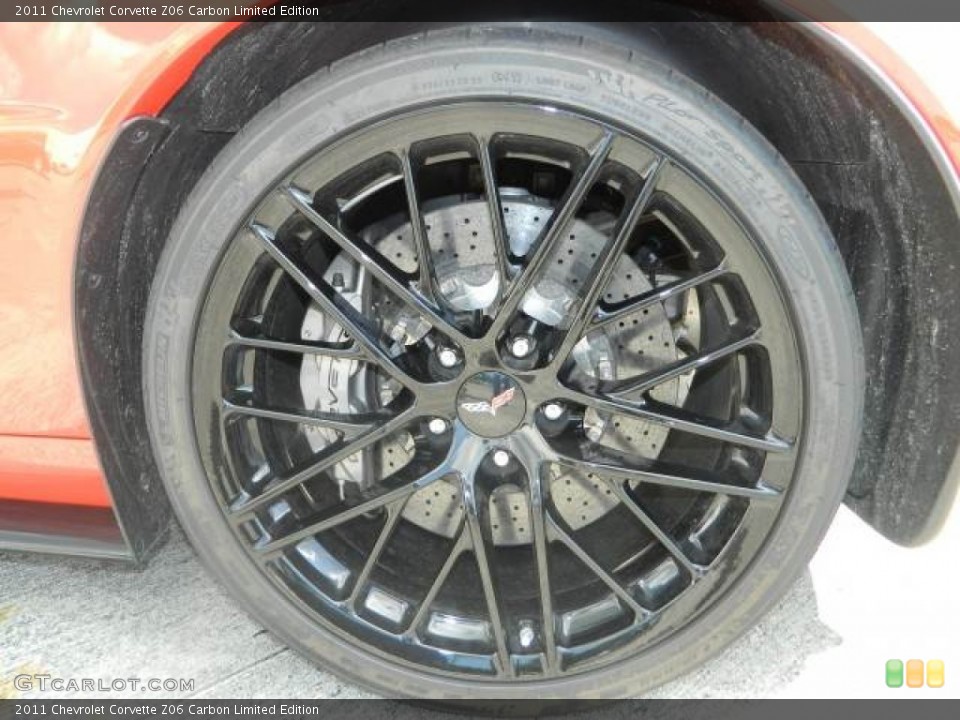 2011 Chevrolet Corvette Z06 Carbon Limited Edition Wheel and Tire Photo #72360981