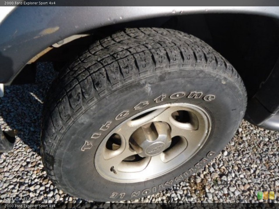 2000 Ford Explorer Sport 4x4 Wheel and Tire Photo #72371700