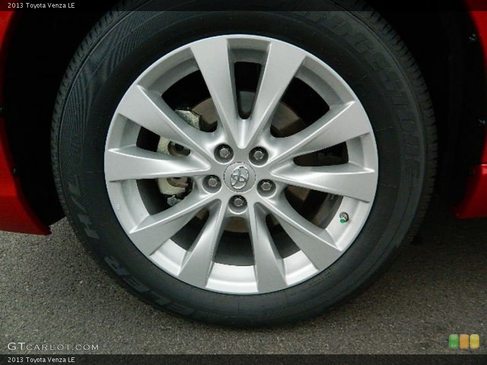 2013 Toyota Venza LE Wheel and Tire Photo #72372234