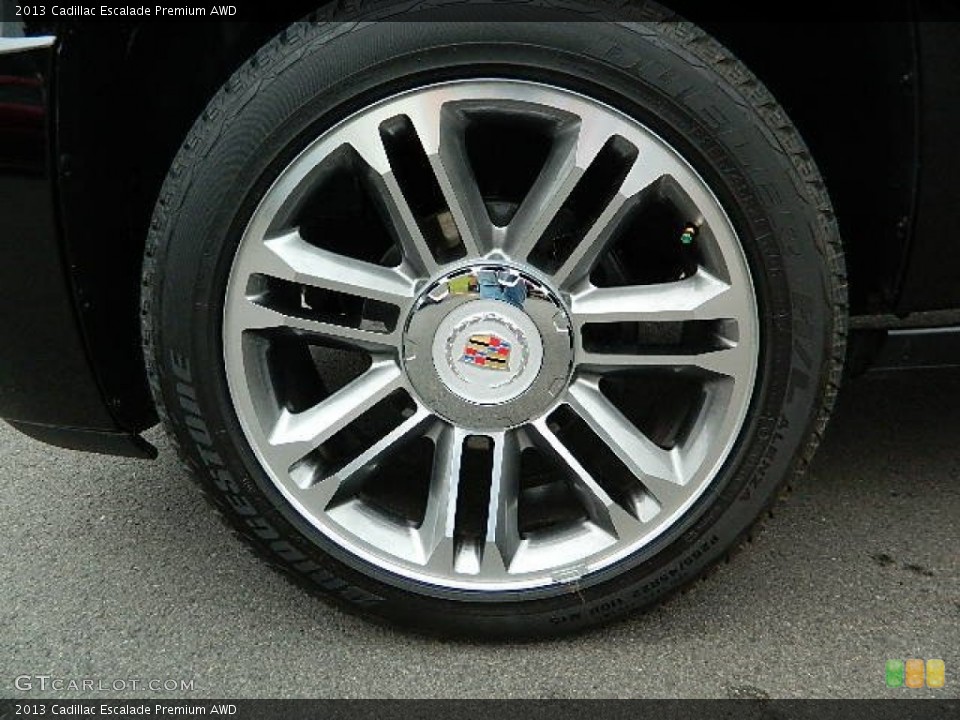 2013 Cadillac Escalade Premium AWD Wheel and Tire Photo #72374373