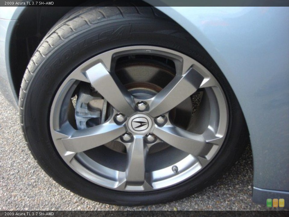 2009 Acura TL 3.7 SH-AWD Wheel and Tire Photo #72380934