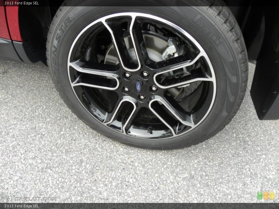 2013 Ford Edge SEL Wheel and Tire Photo #72381483