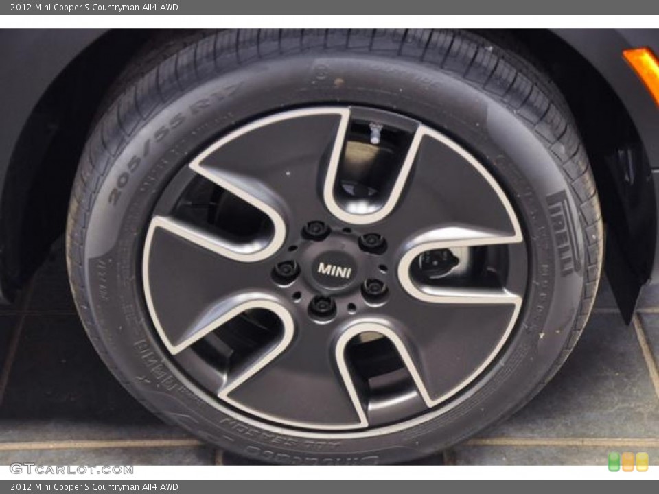 2012 Mini Cooper S Countryman All4 AWD Wheel and Tire Photo #72382170