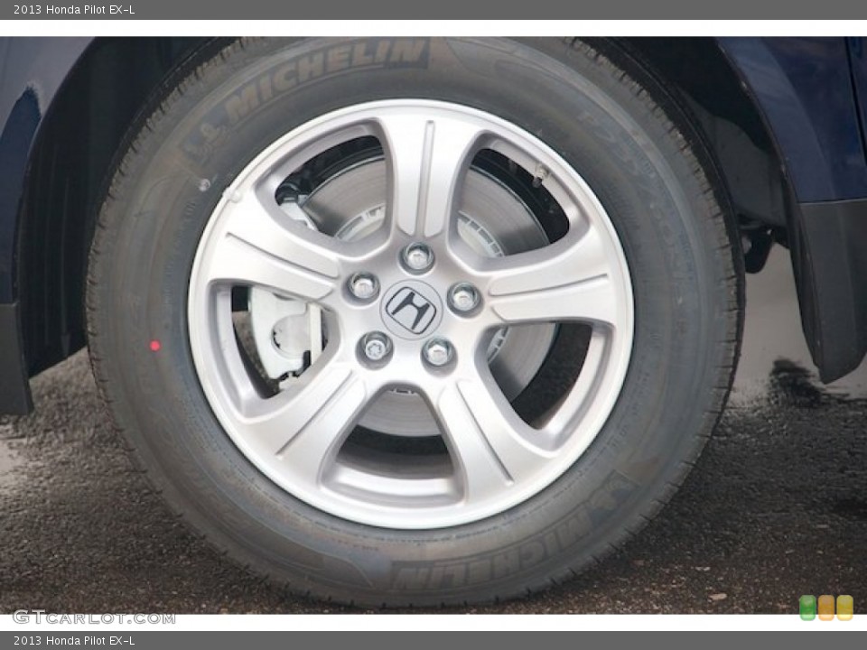 2013 Honda Pilot EX-L Wheel and Tire Photo #72383391