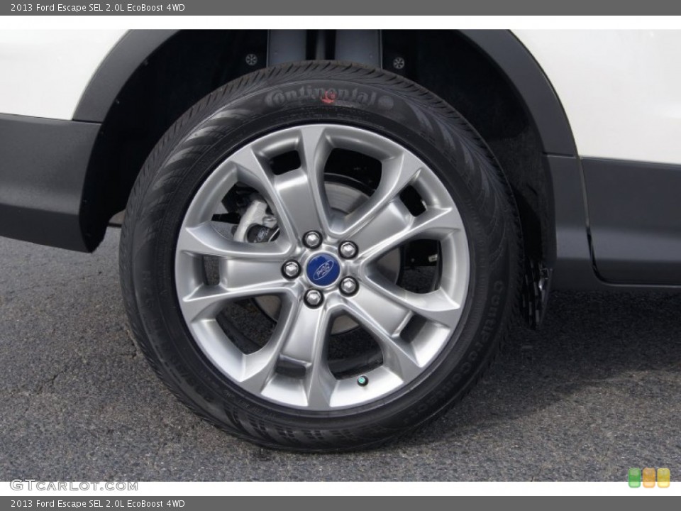 2013 Ford Escape SEL 2.0L EcoBoost 4WD Wheel and Tire Photo #72392844