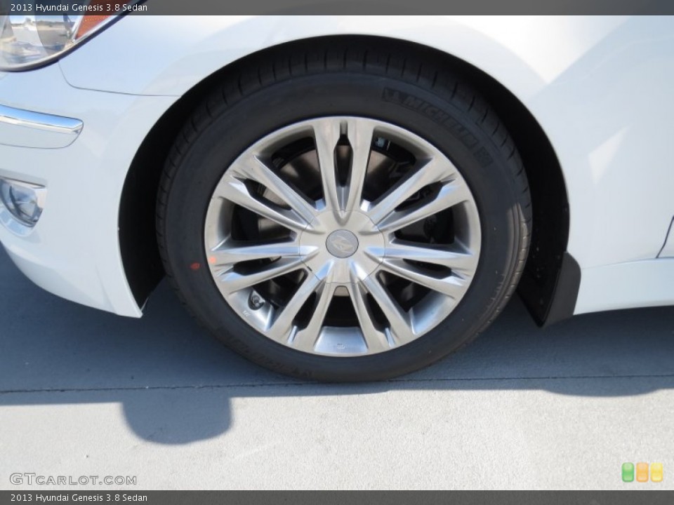 2013 Hyundai Genesis 3.8 Sedan Wheel and Tire Photo #72408004