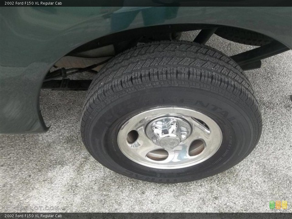 2002 Ford F150 XL Regular Cab Wheel and Tire Photo #72414764
