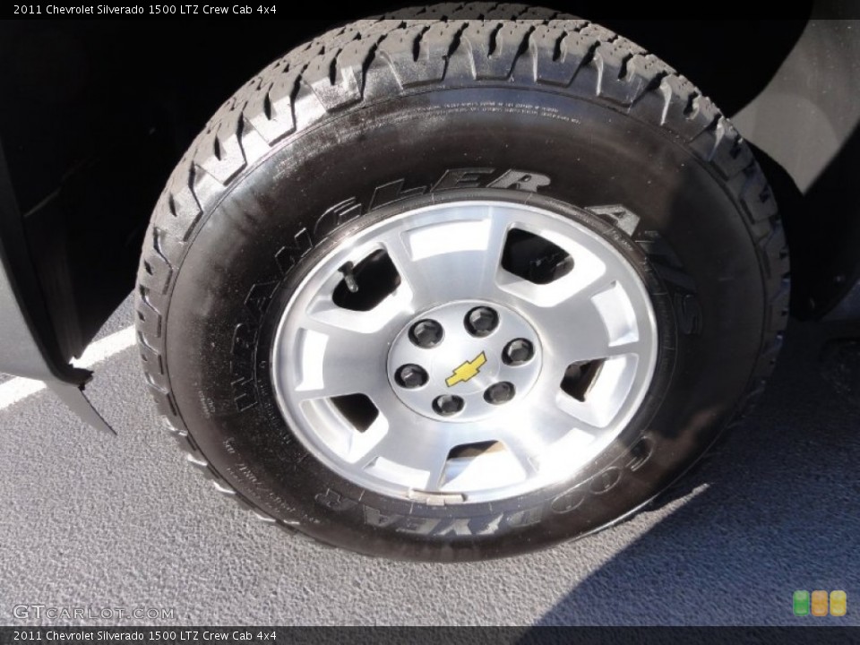 2011 Chevrolet Silverado 1500 LTZ Crew Cab 4x4 Wheel and Tire Photo #72417359