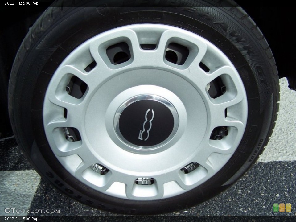 2012 Fiat 500 Pop Wheel and Tire Photo #72422042