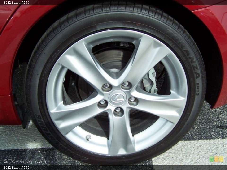 2012 Lexus IS 250 Wheel and Tire Photo #72425916