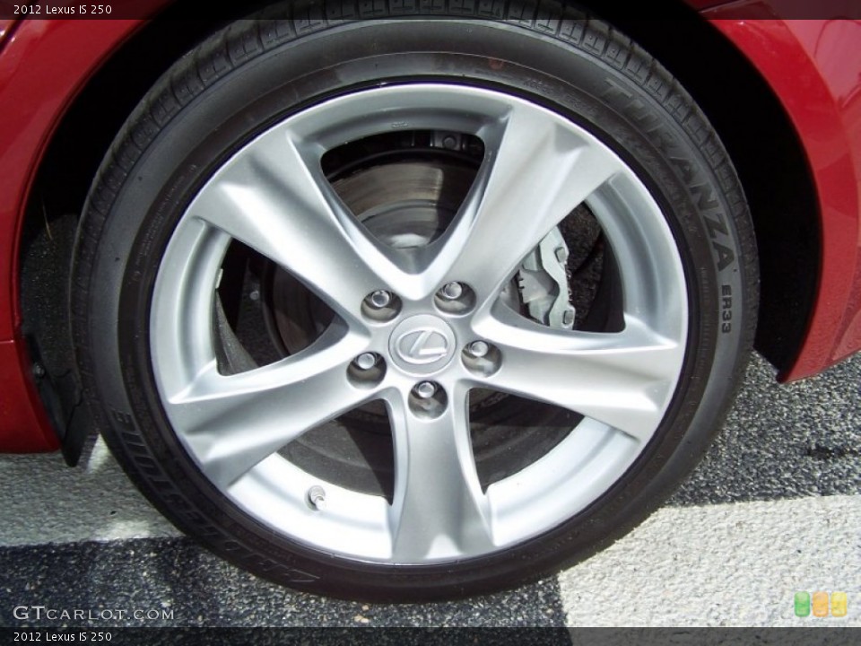2012 Lexus IS 250 Wheel and Tire Photo #72425943