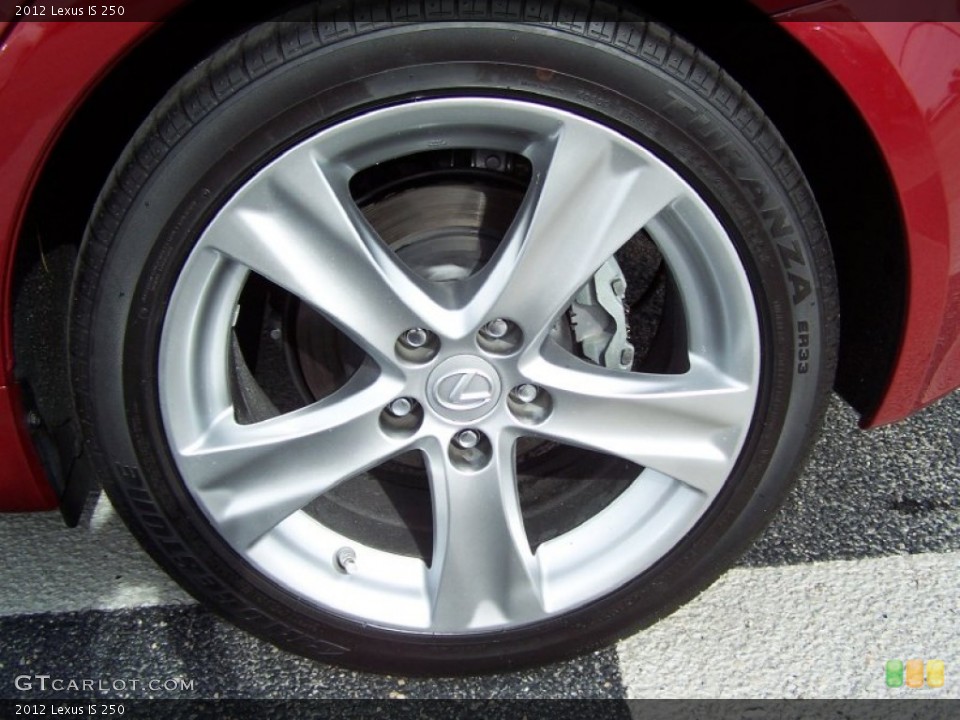 2012 Lexus IS 250 Wheel and Tire Photo #72425987
