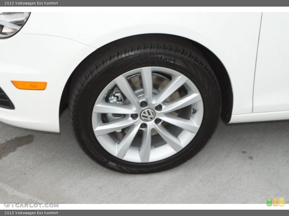 2013 Volkswagen Eos Komfort Wheel and Tire Photo #72426320