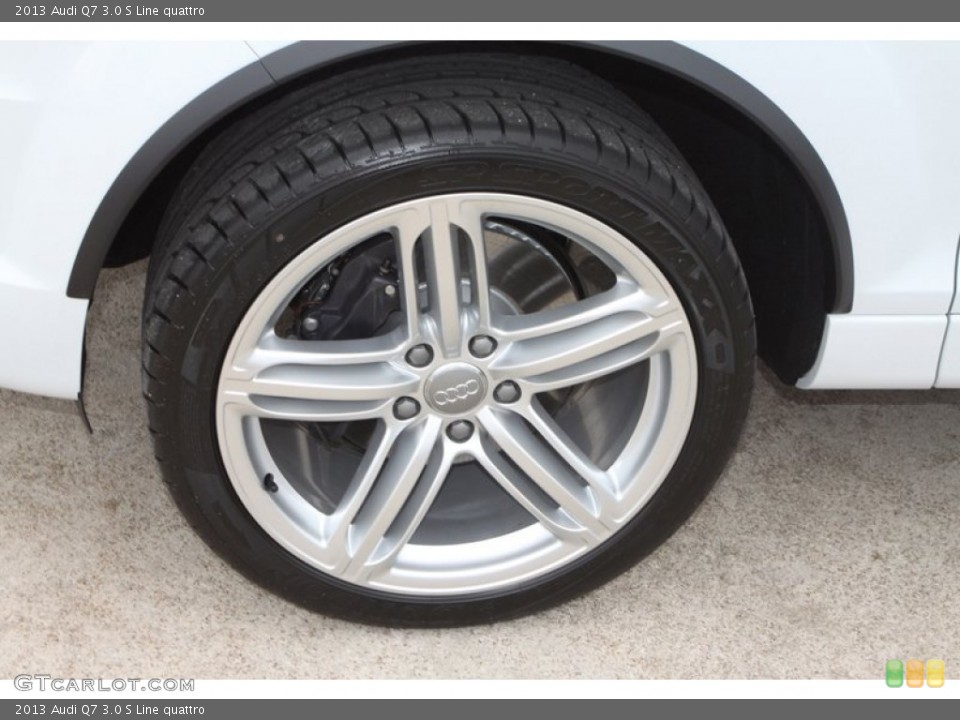 2013 Audi Q7 3.0 S Line quattro Wheel and Tire Photo #72431804