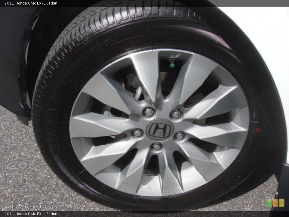 2011 Honda Civic EX-L Sedan Wheel and Tire Photo #72435998