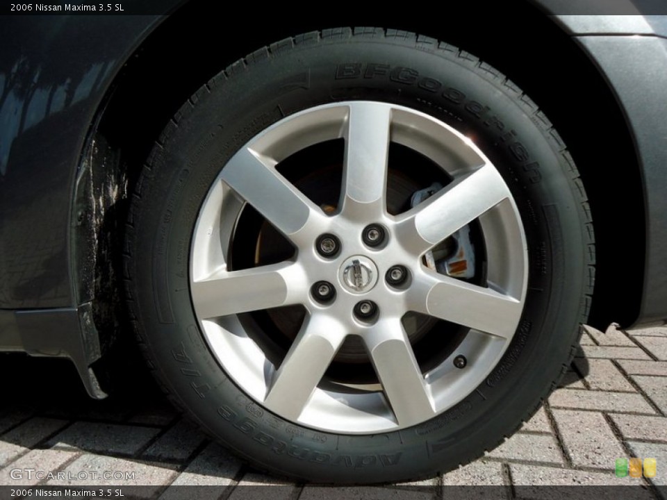 2006 Nissan Maxima 3.5 SL Wheel and Tire Photo #72437189