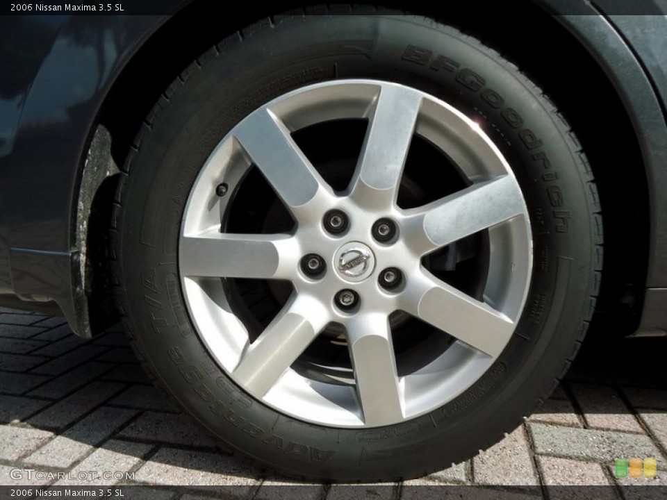 2006 Nissan Maxima 3.5 SL Wheel and Tire Photo #72437225