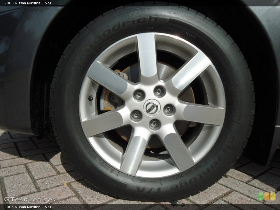 2006 Nissan Maxima 3.5 SL Wheel and Tire Photo #72437264