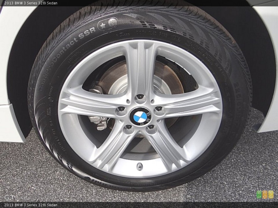2013 BMW 3 Series 328i Sedan Wheel and Tire Photo #72439227