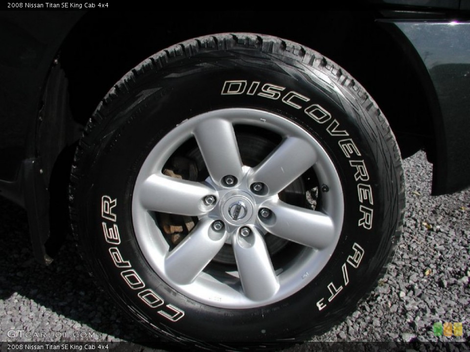 2008 Nissan Titan SE King Cab 4x4 Wheel and Tire Photo #72442026