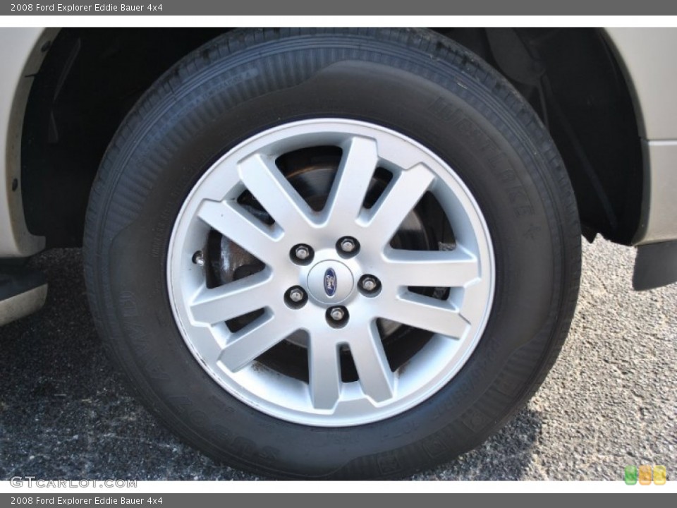 2008 Ford Explorer Eddie Bauer 4x4 Wheel and Tire Photo #72445998