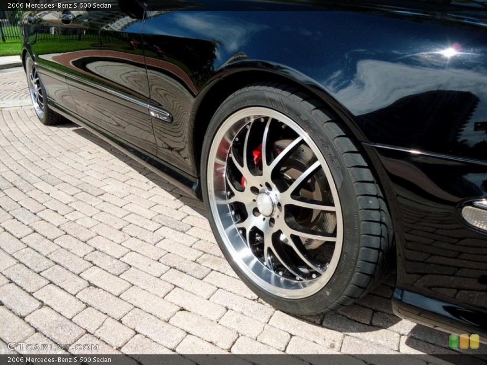 2006 Mercedes-Benz S Custom Wheel and Tire Photo #72447639
