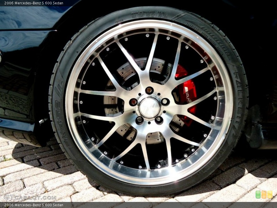 2006 Mercedes-Benz S Custom Wheel and Tire Photo #72447798