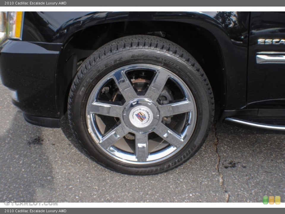 2010 Cadillac Escalade Luxury AWD Wheel and Tire Photo #72461490