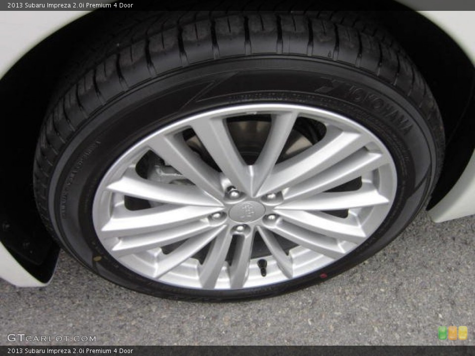 2013 Subaru Impreza 2.0i Premium 4 Door Wheel and Tire Photo #72462445