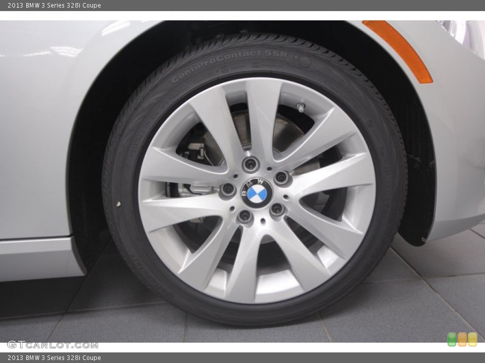 2013 BMW 3 Series 328i Coupe Wheel and Tire Photo #72463703