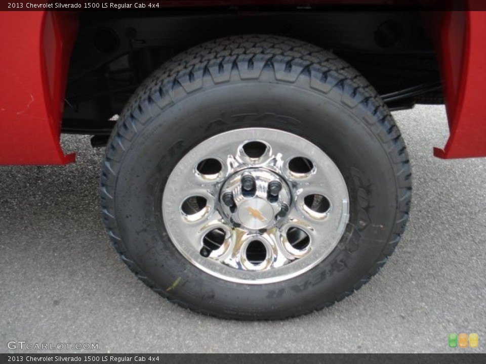 2013 Chevrolet Silverado 1500 LS Regular Cab 4x4 Wheel and Tire Photo #72468173