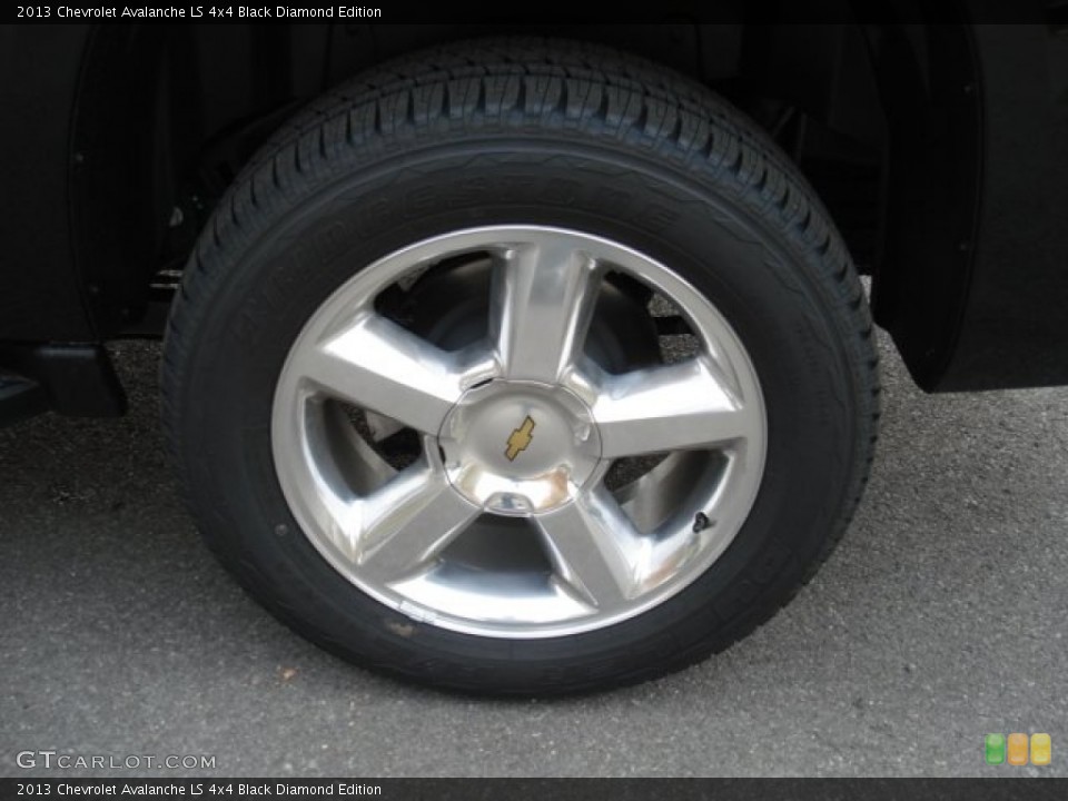2013 Chevrolet Avalanche LS 4x4 Black Diamond Edition Wheel and Tire Photo #72468533