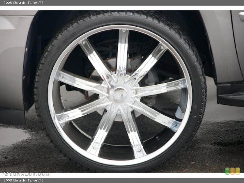 2008 Chevrolet Tahoe Custom Wheel and Tire Photo #72469118