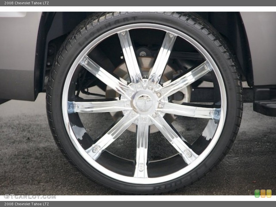 2008 Chevrolet Tahoe Custom Wheel and Tire Photo #72469124