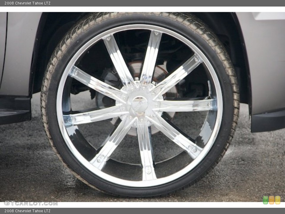 2008 Chevrolet Tahoe Custom Wheel and Tire Photo #72469127
