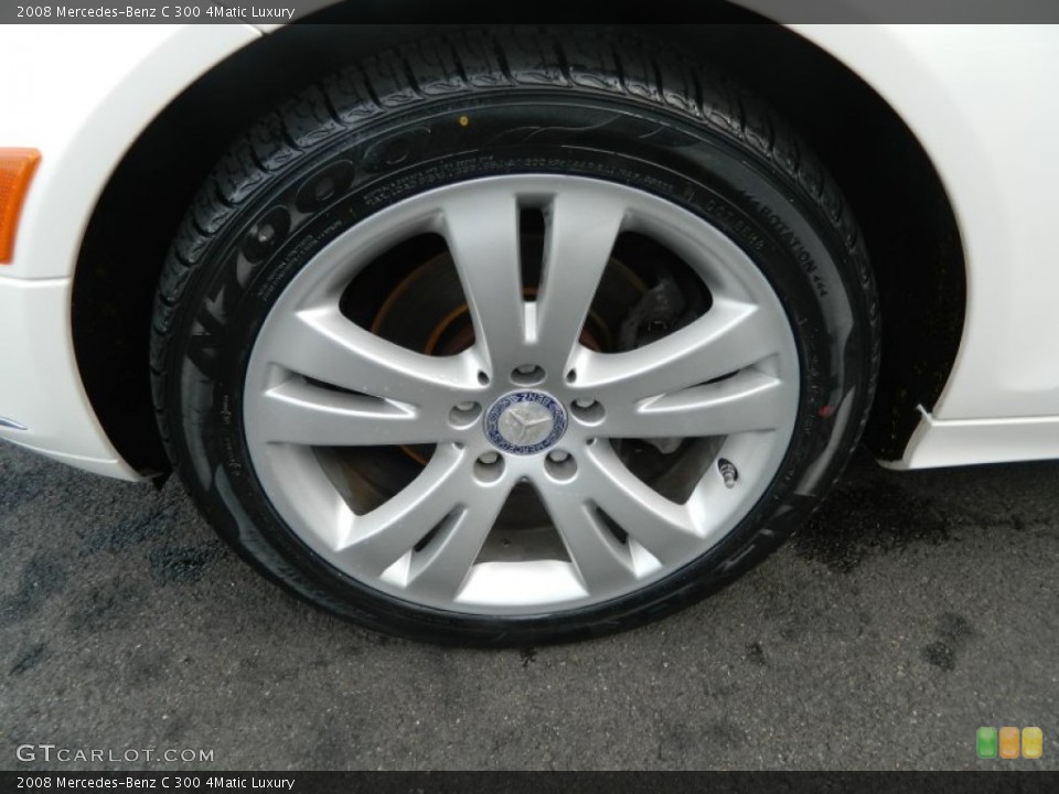 2008 Mercedes-Benz C 300 4Matic Luxury Wheel and Tire Photo #72470763