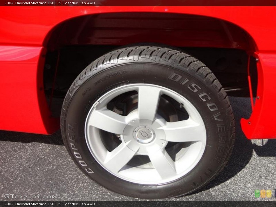 2004 Chevrolet Silverado 1500 SS Extended Cab AWD Wheel and Tire Photo #72475794