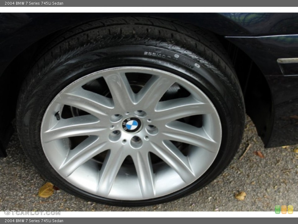 2004 BMW 7 Series 745Li Sedan Wheel and Tire Photo #72476197