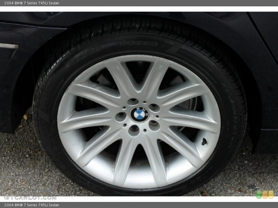2004 BMW 7 Series 745Li Sedan Wheel and Tire Photo #72476267