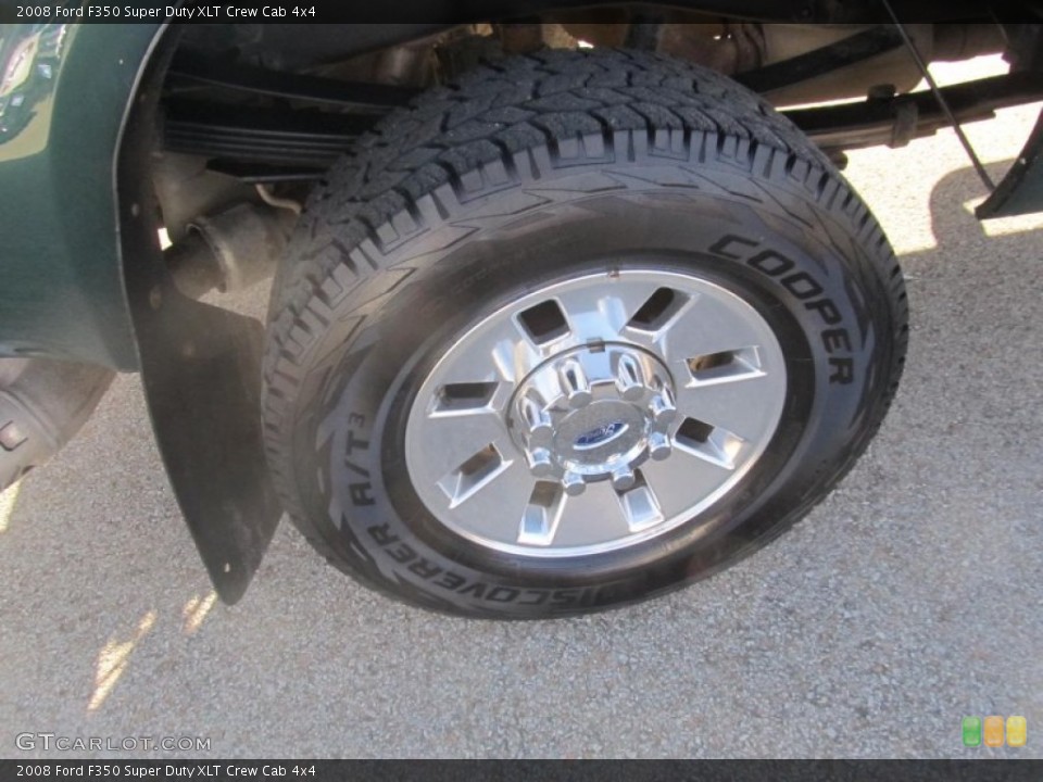 2008 Ford F350 Super Duty XLT Crew Cab 4x4 Wheel and Tire Photo #72483115