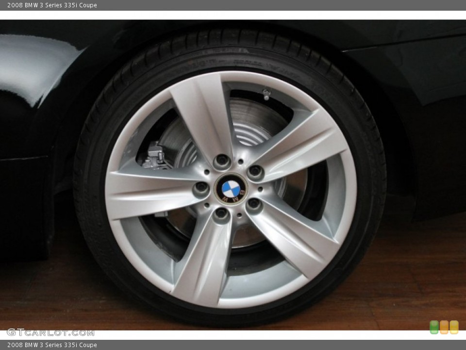 2008 BMW 3 Series 335i Coupe Wheel and Tire Photo #72484390