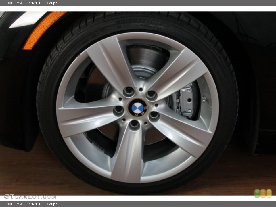 2008 BMW 3 Series 335i Coupe Wheel and Tire Photo #72484411